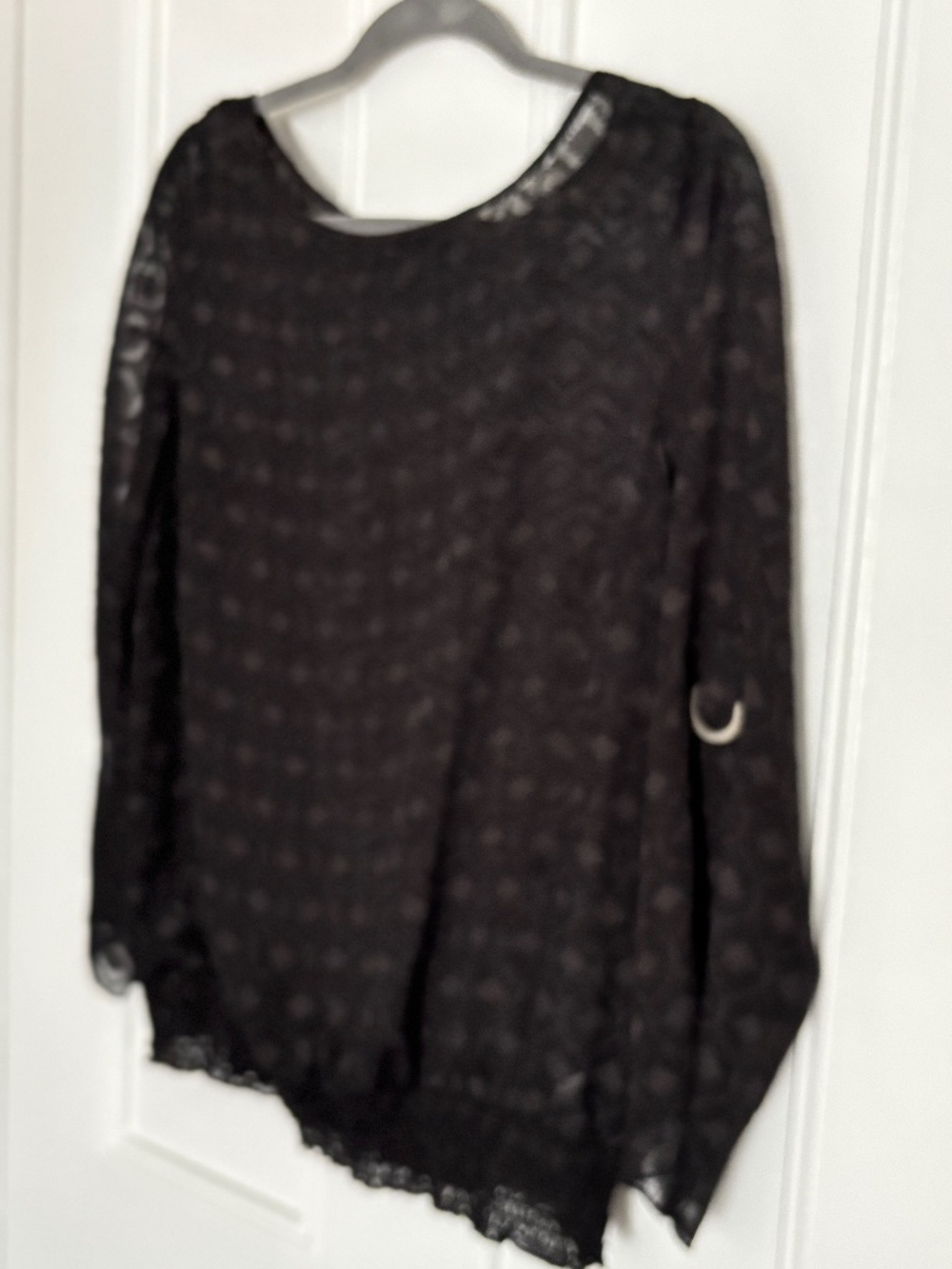 AB studio traslucent blouse